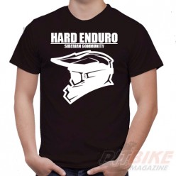 Футболка "HARD ENDURO" #3 (Черная 100% хлопок)