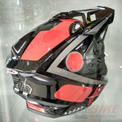 Шлем (кроссовый) Ataki MX801 Strike (красны/черный глянцевый)