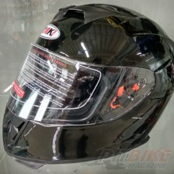 Шлем (интеграл) Ataki FF311 Solid (Черны глянец)