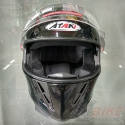 Шлем (интеграл) Ataki FF311 Solid (Черны глянец)
