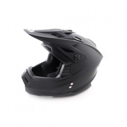Шлем (кроссовый) Ataki MX801 Solid (Черны матовый)