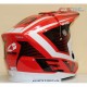 Шлем (кроссовый)  EVS T5 VECTOR (красный/черный глянцевый)