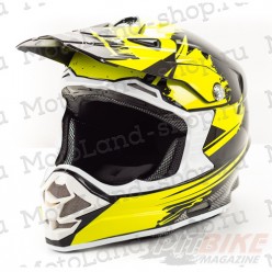 Шлем (кроссовый) HIZER B6195 black/yellow