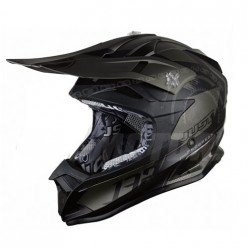 Шлем (кроссовый) JUST1 J32 PRO Kick черный/титановый