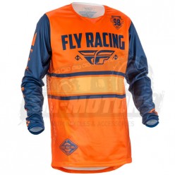 Джерси FLY RACING KINETIC ERA (2018) оранжевый/синий
