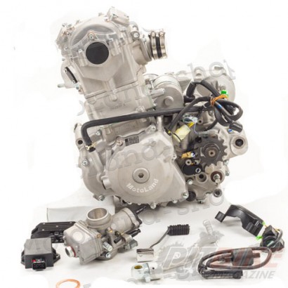 Двигатель 450см3 194MQ NC450 (94,5x64) Zongshen 4 клапана/водянка, полный комплект+радиаторы